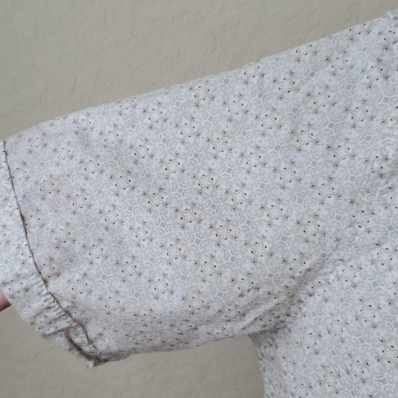 Tasso Elba Men's Short Sleeve Geometric Button Up Shirt, Large - Picture 3 of 12